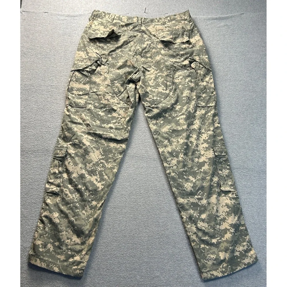 US Army ACU Digital Camo Combat Pants Large Long Cargo Military Trousers UCP